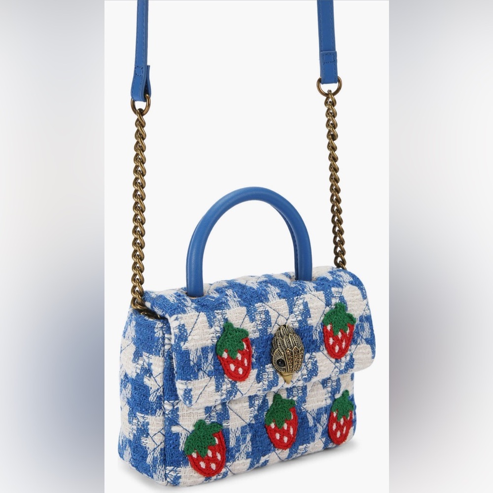 Kurt Geiger London Mini Kensington Top Handle with Crossbody Strap and Dustbag - Picture 4 of 5